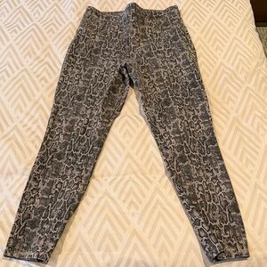 Women's Snake Print Jeans